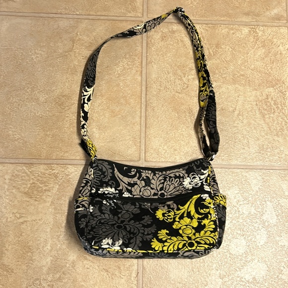 Vera Bradley Black and Yellow Floral Bag Set - Picture 2 of 5